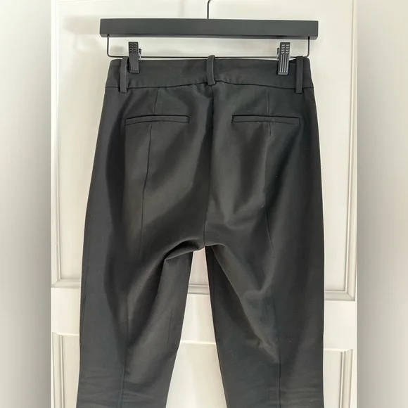 J Crew Mercantile Slim-fit full-length trouser pants black size 0 - Picture 9 of 10